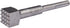9 1/4 Inch SDS Max Bushing Tool, 1 1/2 Inch 16 Tips Bushing Hammer Head for Demolition Hammer