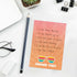 Summer Vibes Sticky Note Set, 4" x 6" Repositionable Pads with Five Modern Beach Theme Designs