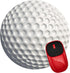 Premium-Textured Mouse Pad Golf Ball, Cute Round Mouse Mat with Non-Slip Rubber Base for Laptop Computer Office Desk