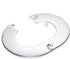Floor and Ceiling Plate Split Flange, Fits 1-1/2 Inch IPS Galvanized Pipe, Chrome Finish