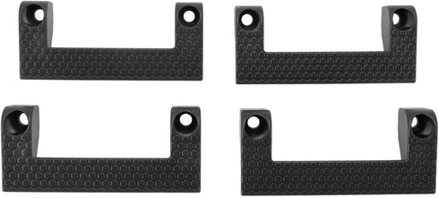 LAISANIM Set 4-Pack Tool Storage Holder | ABS Organizer for Tape Measure On Ladder Garage Workbench (Black)