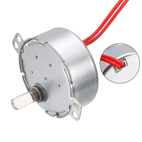 uxcell Synchronous Gear Motor, AC 24V 2.5-3RPM Electric Motor for Electric Fan, CCW/CW 4W