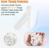 shiguan 1/4" White150 Screw Thread Protectors for Storm Hurricane Shutters Bolts, Hurrican Window Shutter Bolt End Cap
