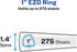 Avery Heavy-Duty 3 Ring Binders, 1 Inch One Touch EZD Rings, 2 Black Binders (46047) by AVERY