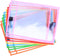 TEHAUX Dry Wipe Bag Set Pcs Reusable Dry Erase Pockets School Office