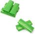 LazyMe T Shirt Bags, Plastic Bags with Handles for Grocery, Retail, St. Patrick's Day, 12x20 Inch (Green, 50pcs)