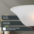 6020-AST 13 Designers Fountain Wall Sconce, in , White