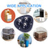 8Pcs Mini Caster Wheels for Small Kitchen Appliances, 360° Rotation Self Adhesive Caster Wheels, Stainless Steel Rollers