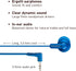 3.5mm RP-HJE120-AA Panasonic ErgoFit Wired Earbuds, Jack in-Ear Headphones with Dynamic Crystal-Clear Sound and Soft
