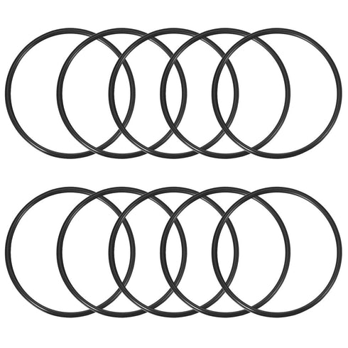 uxcell Nitrile Rubber O-Rings, 72mm OD, 64mm ID, 4mm Width, Pack of 10 for Automotive and Plumbing