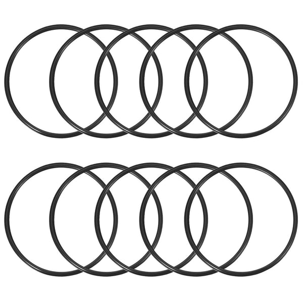 uxcell Nitrile Rubber O-Rings, 72mm OD, 64mm ID, 4mm Width, Pack of 10 for Automotive and Plumbing