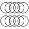 uxcell Nitrile Rubber O-Rings, 72mm OD, 64mm ID, 4mm Width, Pack of 10 for Automotive and Plumbing