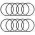 uxcell Nitrile Rubber O-Rings, 72mm OD, 64mm ID, 4mm Width, Pack of 10 for Automotive and Plumbing