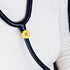 2 Pack Sunflower Bling Stethoscope Charms, Unique ID Name Tag for Doctor Nurse Gift