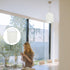 ARTIBETTER Square Linen Lampshade for Table and Floor Lamps Natural Cloth Lamp Cover with Soft Light Diffuser Easy