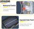 Generic Solar Wall Washer Light, RGB Color Changing LED, Solar Powered, Auto On/Off, Waterproof, for Patio, Garden
