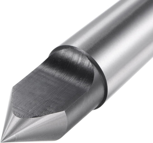 uxcell MT3 Half Notched Lathe Dead Center - Morse Taper 3MT Steel Tool for Woodworking Woodturning