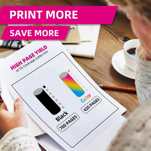 Intactech Compatible Kodak 10XL 10B 10C Combo Ink Cartridges for ESP3250, ESP5250, ESP9250, and More (5 Black, 3 Color)