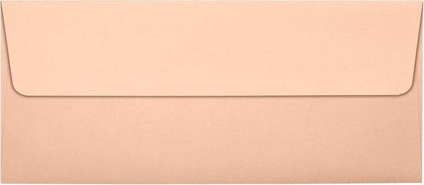 LUXPaper #10 Business Envelopes, Peel & Press, 4 1/8" x 9 1/2", Blush Pink, 50 Qty