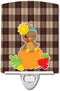 212 Main Thanksgiving Baby Turkey Ceramic Night Light