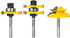 MNA Tongue and Groove Router Bits Set & 45 Degree Lock Miter