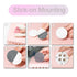 Self Adhesive Wheels, 4pcs Mini Swivel Adhesive Caster Wheels for Small Appliances, Furniture Bins