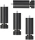 Tophacker Aluminium Reinforced Support Legs, 4 Pieces Furniture Sofa Legs, Cabinet Legs Adjustable
