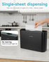 Countertop,200 Commercial,Black 9.8" 3.8" AIKE Paper Towel Dispenser Sheets Capacity,Fit Multifold Paper Towel,for Home