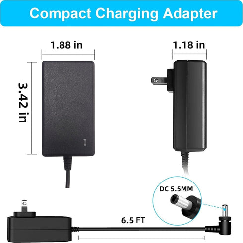 24.8V Charger Compatible with Shark Rocket Pro Cordless Vacuum Cleaner DK33-248080H-UPet Pro IX140 QZ162H IZ140 IX141 IZ142 UZ145 IZ162H WZ140 XBCHGX140 XSBT620 Indoor Shark Handheld Vacuum Cleaner