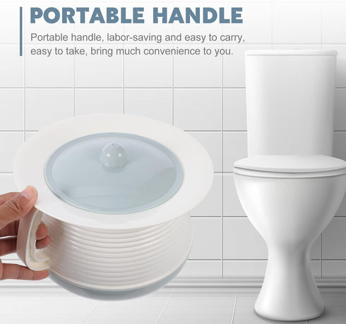 Cabilock Reusable Chamber Pot Potty Urine Plastic Bedroom Urinal Pee Pot Bucket Portable Toilet Spittoon with Lid