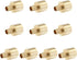 (Pack of 10) EFIELD Pex 1/2" x 3/4" Female Sweat Copper Adapter over Copper Tube Brass Fittings, ASTM F1807