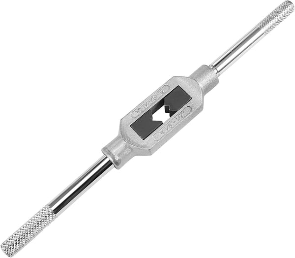 uxcell Adjustable Tap Wrench Handle for Metric M3-M12 Taps, Thread Tap Holder Reamer Tool for Machinist