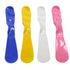 4PCS Autoclavable 7.5” Handle Dental Straight Spatula, Alginator Mixer, Mixing Spatula, 4 Mix Color