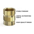 370PCS Threaded Inserts Heat Inserts Kit M2 to M8 Brass Knurled Nuts for 3D Printing Accessories and Tools