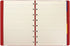Filofax Notebook, A5 Size, 8.25 x 5.182 inches, Red (B115008U)
