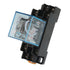 uxcell A14071800ux0297 35mm DIN Rail DPDT 8P General Purpose Power Relay, AC 24V Coil