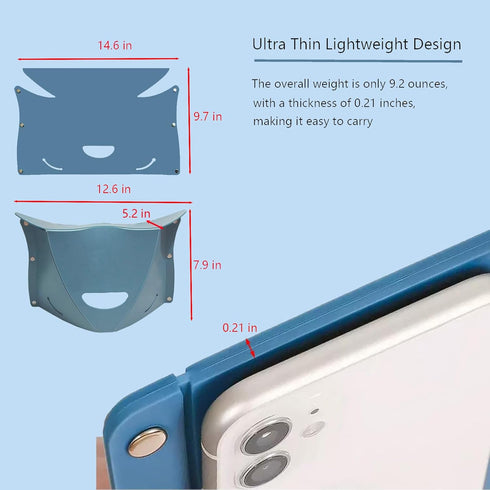 Travel Foot Rest for Airplane Long Flights,Portable Folding Under Desk Foot Stool,Relieves Back & Knee Pain,Comfortable