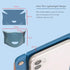 Travel Foot Rest for Airplane Long Flights,Portable Folding Under Desk Foot Stool,Relieves Back & Knee Pain,Comfortable