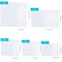 Zonon 50 Pcs Sublimation Heat Shrink Wraps Film Blanks, 5 Different Sizes, White Wrap Bags Tube
