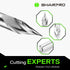 30 1/4 Inch Chamfer Router Bits V Groove O Flute Spiral Router Bit Degree Shank CNC Carbide V-bit for Engraving