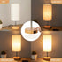 Yarra-Decor 2 Pack Bedside Lamps with USB Port - Touch Control 3 Way Dimmable Nightstand Lamp Set for Bedroom