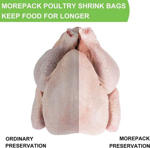 Bags,100 13x18 Poultry Shrink Pcs Chicken Bags Heat Shrink Poultry Bag for Freezer