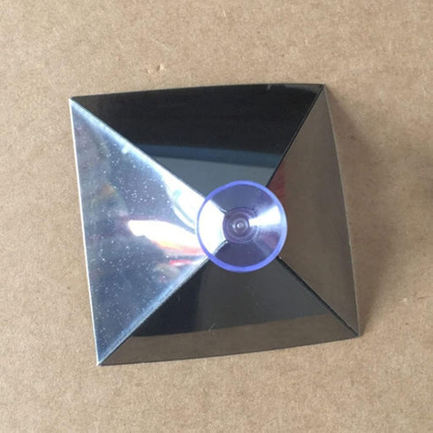 ljhnba 3D 3D Hologram Projector Py-ramid Smartphone Hologram Display Stands Projector