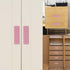 6PCS Closet 64mm/2.5'') Wooden Pull Handles, Solid Wood Bedroom Dresser Wardrobe Door Pulls,Cupboard TV Cabinet Bedside