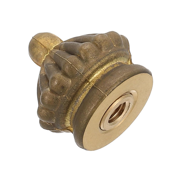PATIKIL 25 x 25mm Lamp Finials Caps Knob, 1 Set Solid Brass Lamp