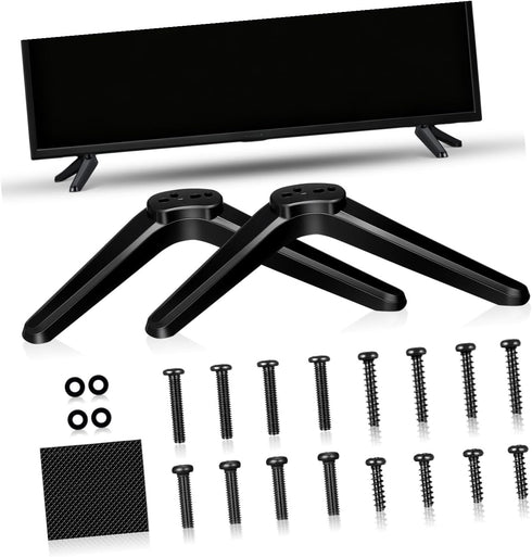 NULYLU 2 Pcs Tv Mount Stand for Tvs Tabletop Brackets with Screws No