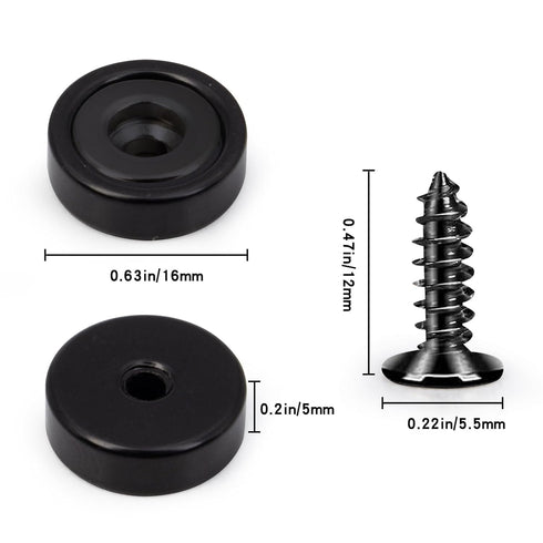 DUGUJIUJIAN Screw,Pack 10 Strong Magnets Heavy Duty Neodymium Wall Mount Magnetic Base, Epoxy Coating Super Strong