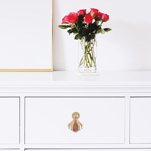 Closet, Furniture Hardware Cabinet Pull Handle, Single Hole Metal Drawer Knob for Dresser, Cupboard, Vintage Style