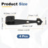 4Pcs (107x25mm, uxcell Sliding Barn Door Hardware Hanger, Mini Sliding Door Hardware for TV Stands Wardrobe Small