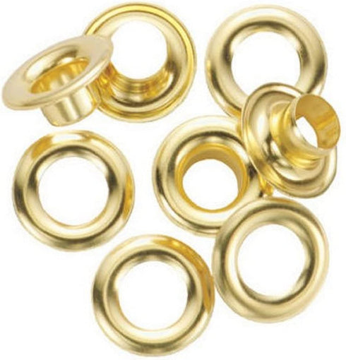 General Tools 1261-2 Rustproof Solid Brass Grommet Refill, 3/8-Inch, 24 Sets